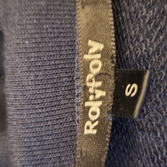 RolyPoly Black Drop Sleeve Ruffled Top With Gold Buttons Size S - Picture 6 of 9